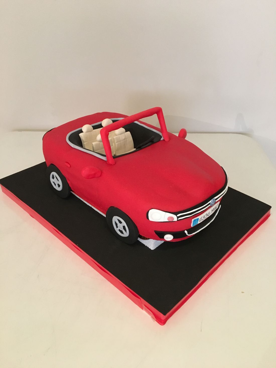 Tarta Coche descapotable W