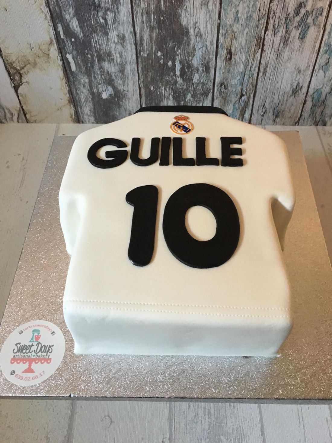 Tartas del Real Madrid personalizadas fondant