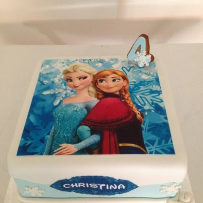 Tarta Frozen hermanas