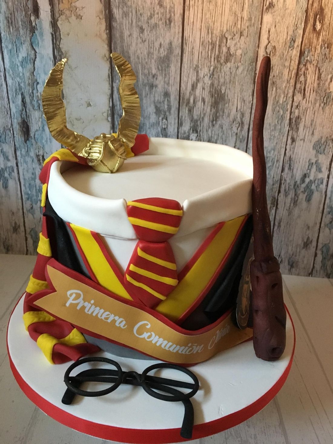 Tarta Primera Comunión Harry Potter