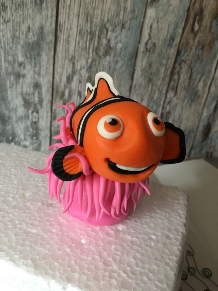 Tarta Nemo fondant para cumpleaños