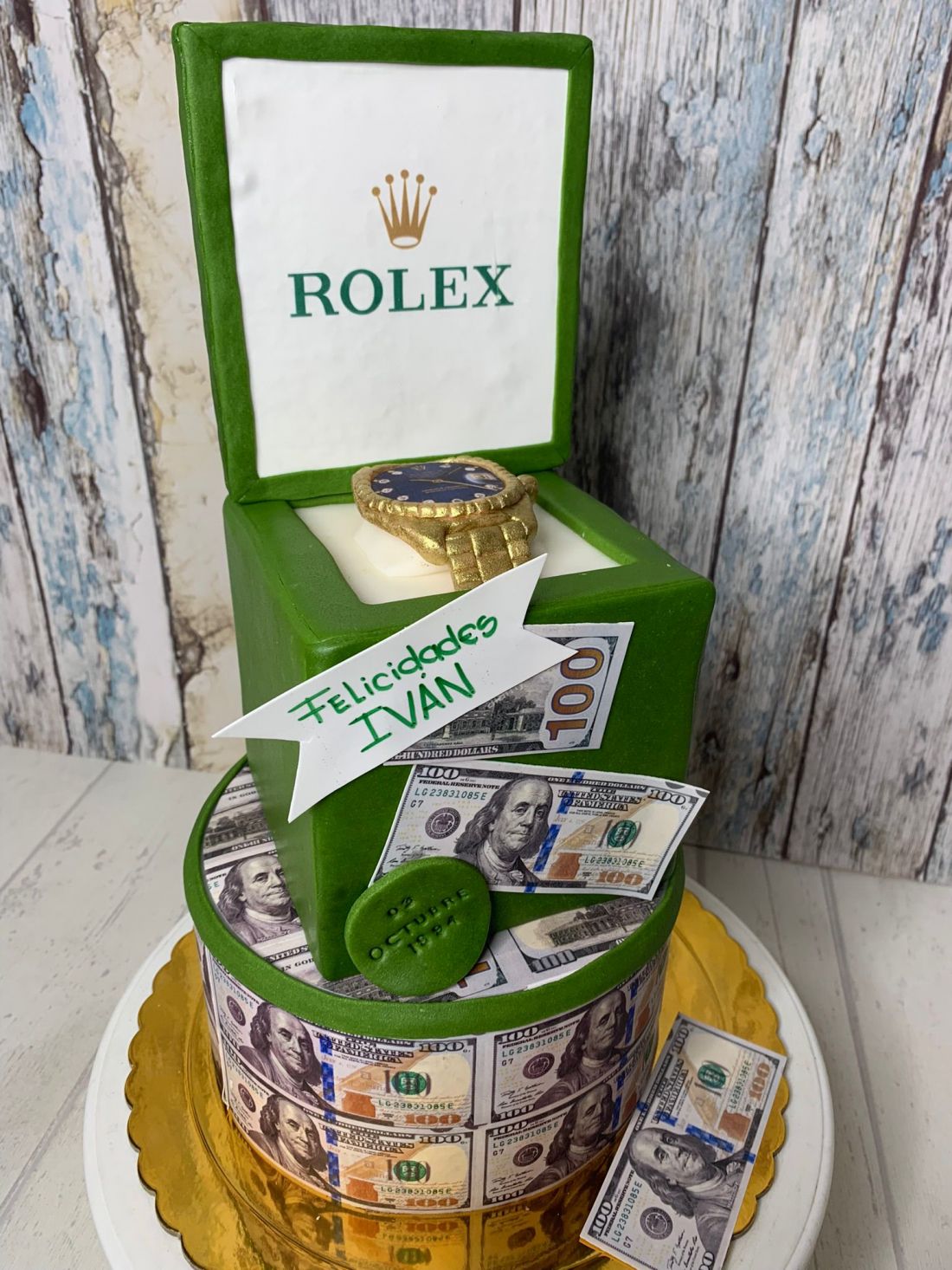 Tarta rolex dinero