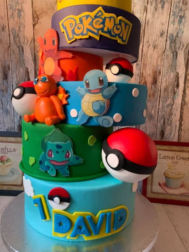 Tarta Pokémon en Madrid