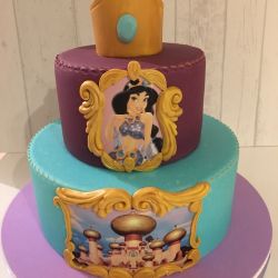 Tarta Jasmín Disney