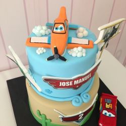 Tarta Aviones Disney