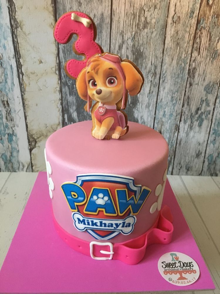 Figura para Tarta Patrulla Canina Skye