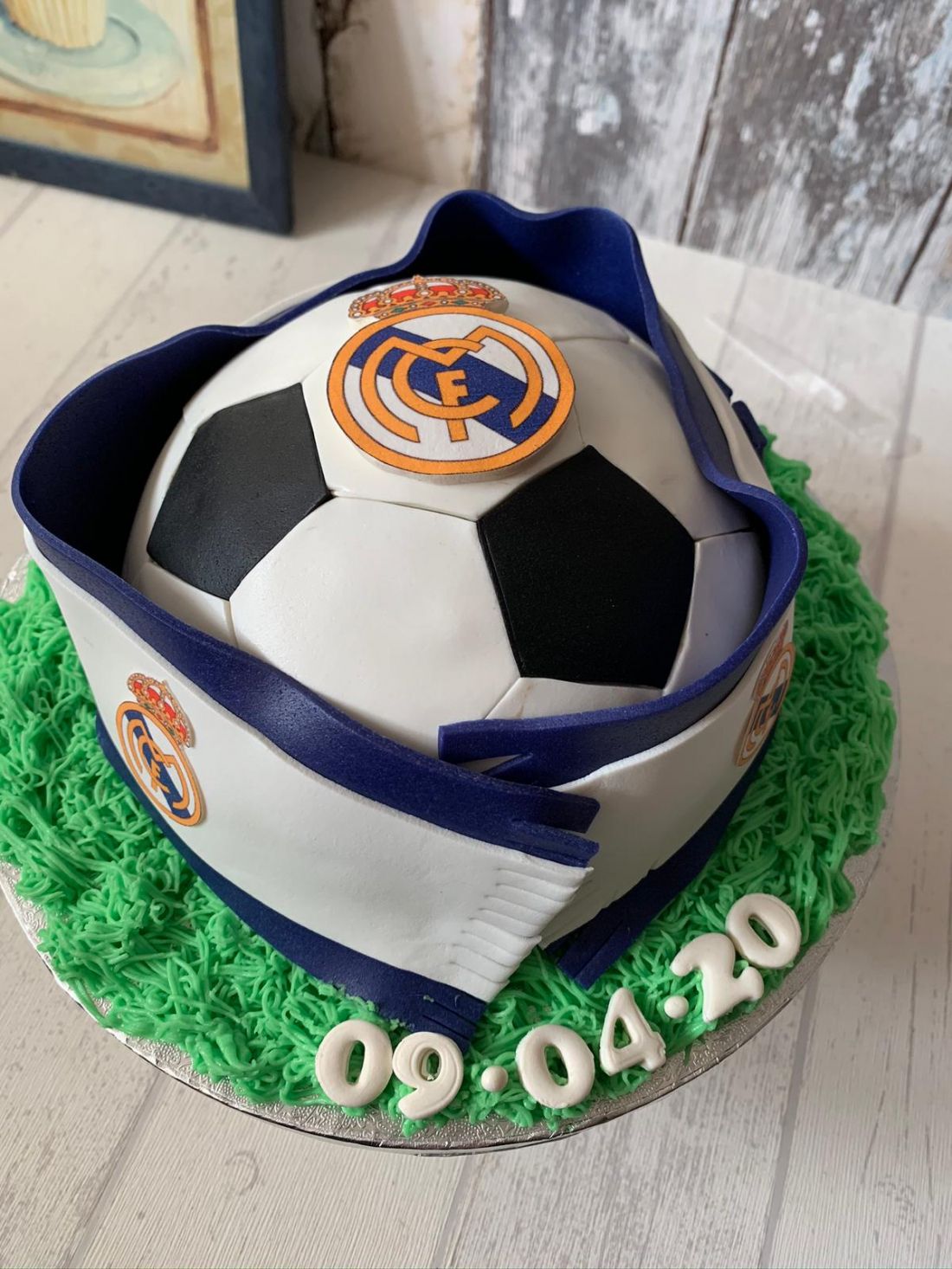 Tartas del Real Madrid para cumple en Madrid