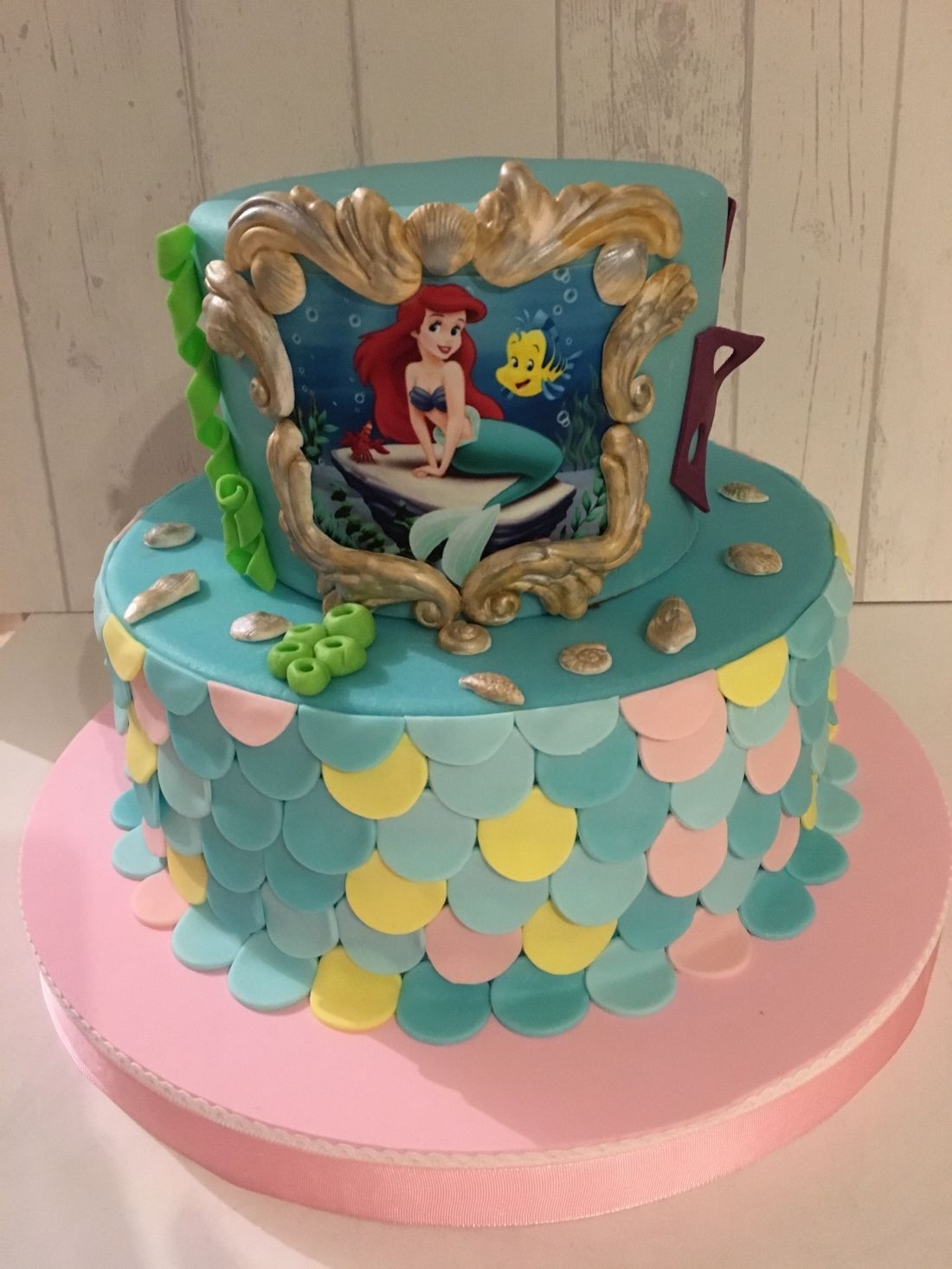 Tarta Sirenita Disney