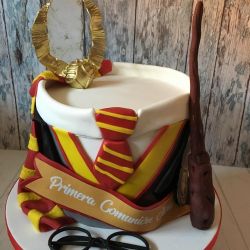 Tarta Primera Comunión Harry Potter