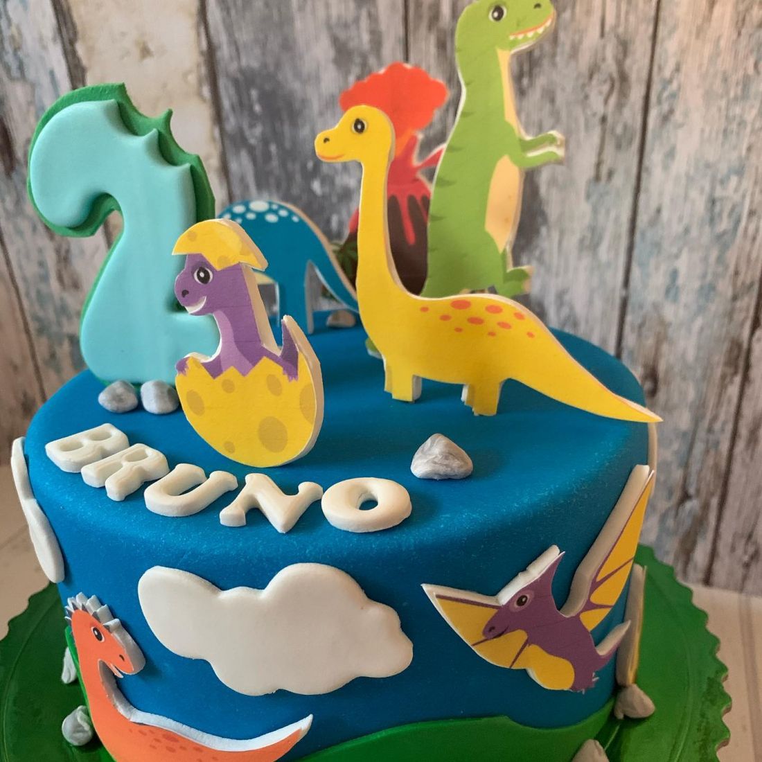 Tarta dinosaurio