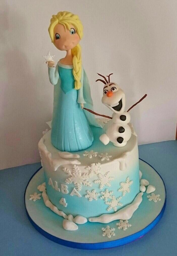 Tarta Elsa Frozen