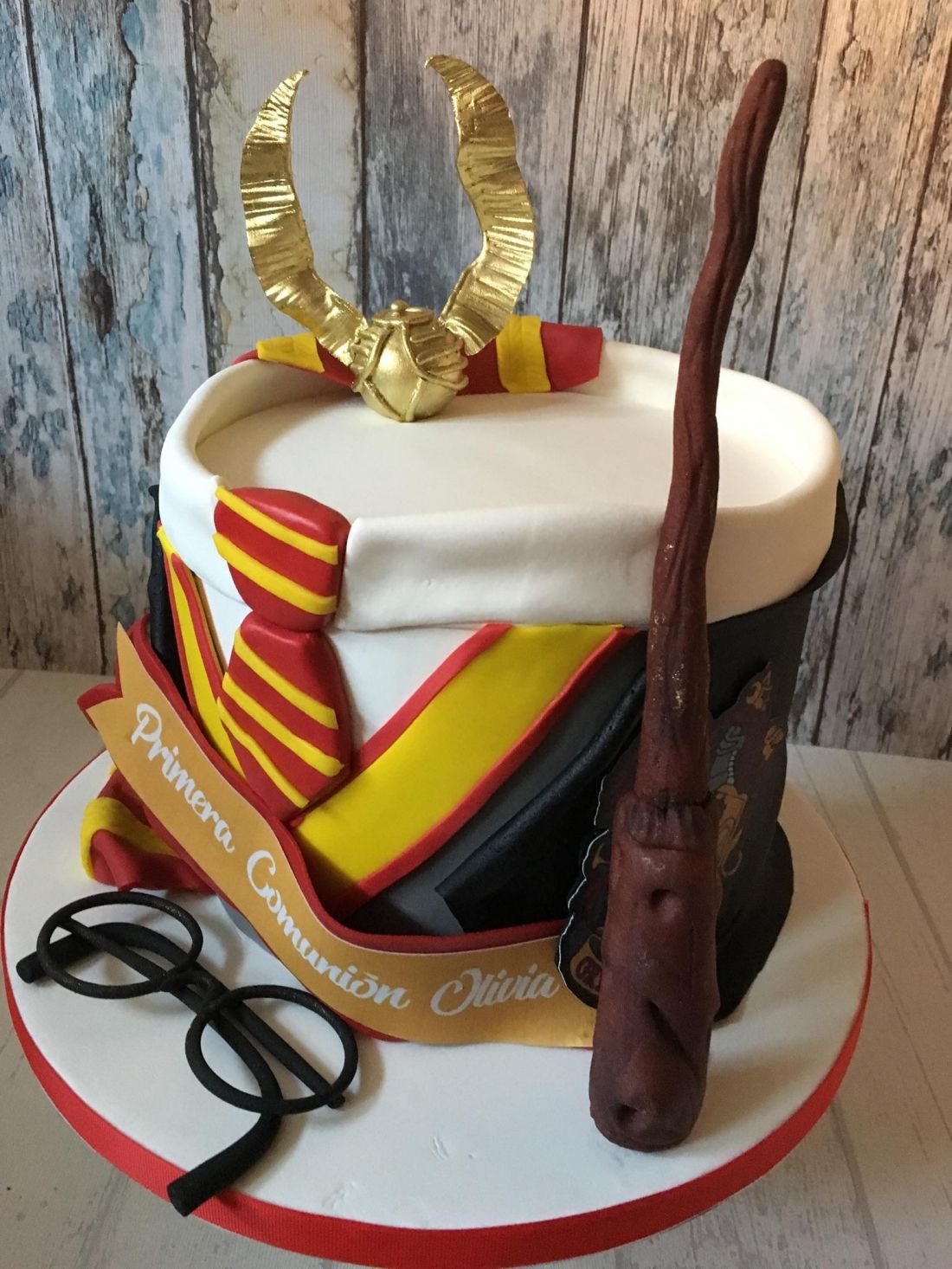 Tarta de Harry Potter para Primera Comunión