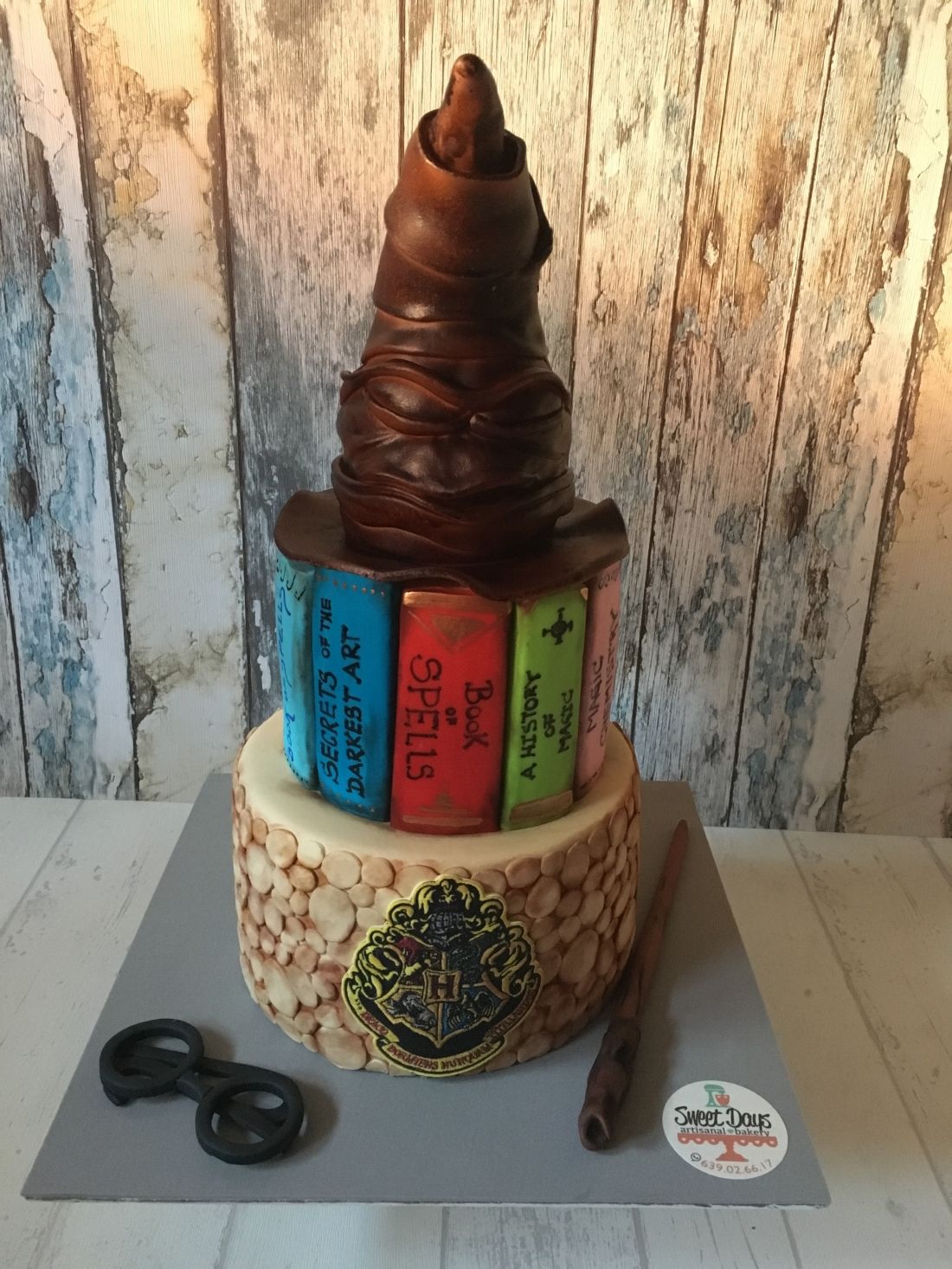 Tarta Harry Potter sombrero