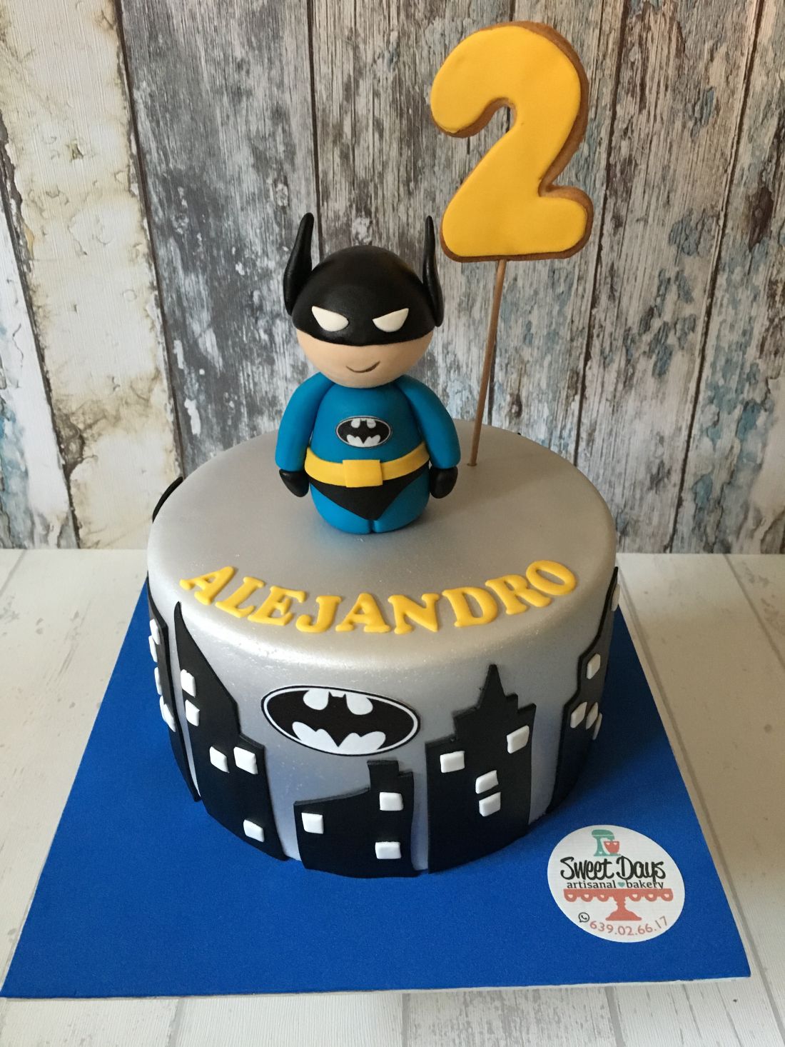 Tarta Batman peque
