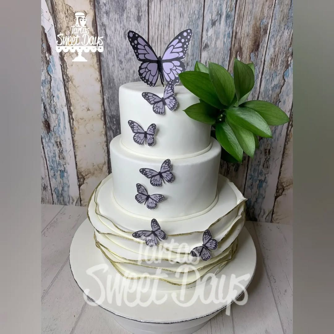 Tarta de mariposas en Madrid