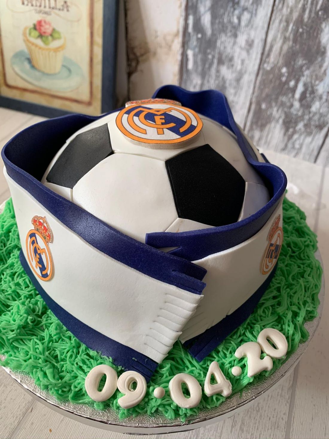 Tartas del Real Madrid únicas   Fondant