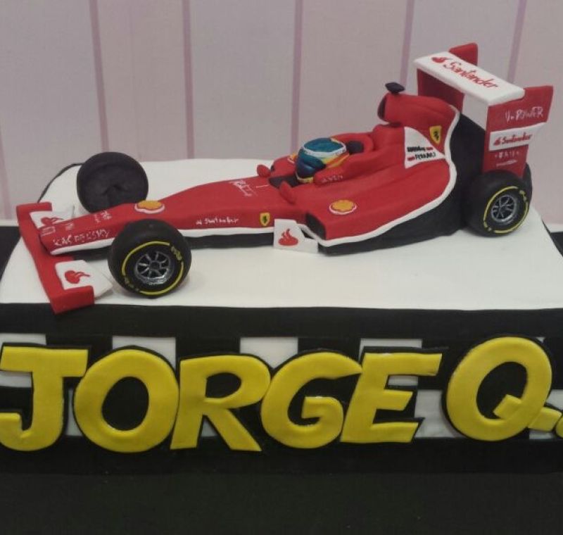 Tarta Formula 1 Ferrari