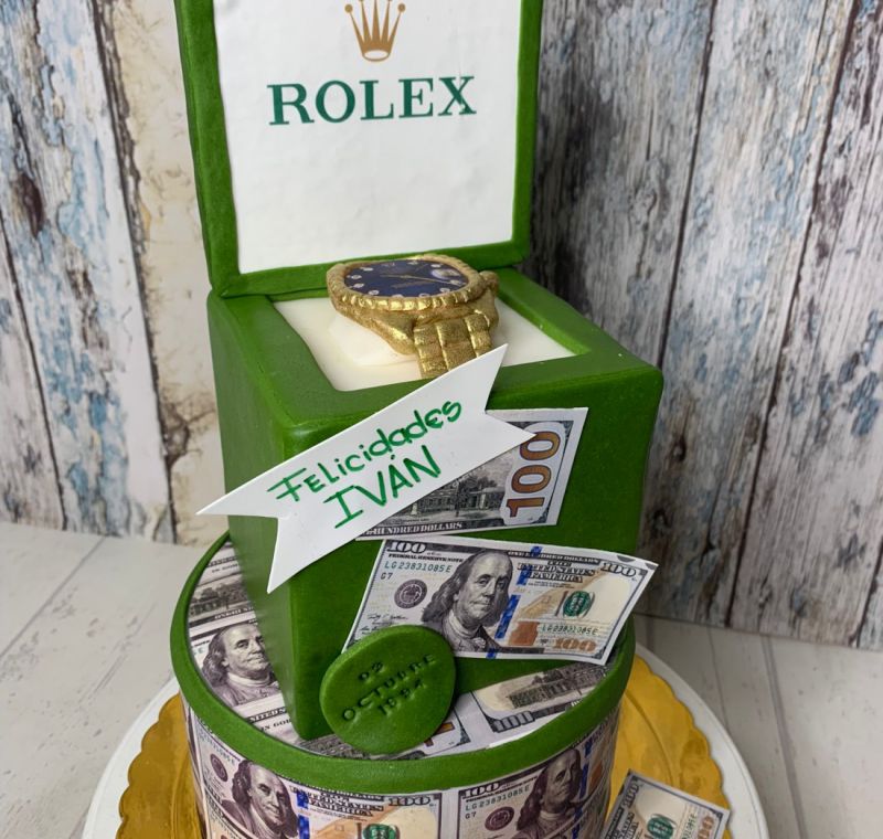 Tarta rolex dinero