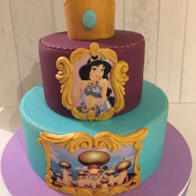 Tarta Jasmín Disney