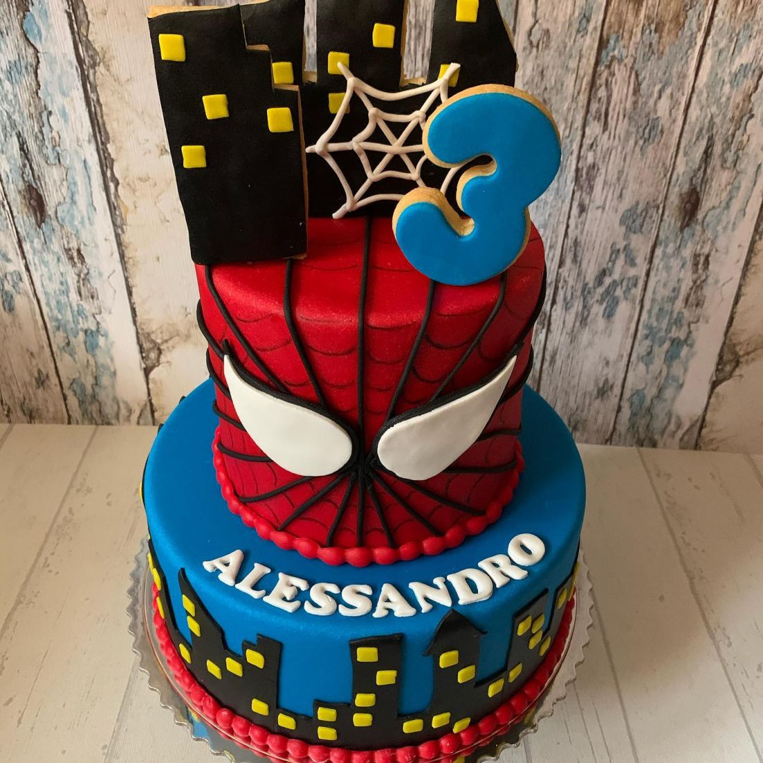 Tarta Spiderman personalizada