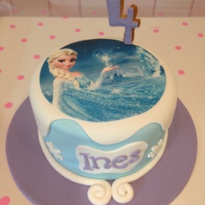 Tarta Elsa Frozen