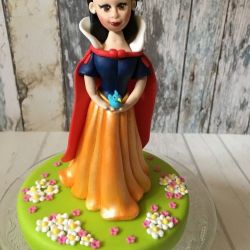 Tarta 3D Blancanieves fondant en Madrid