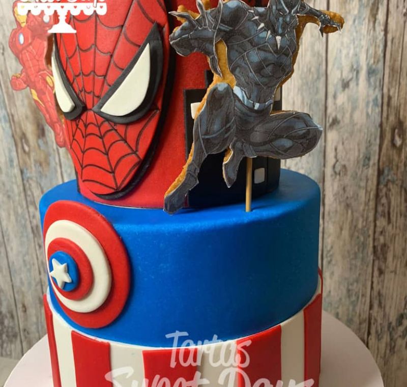 Tarta de Spiderman