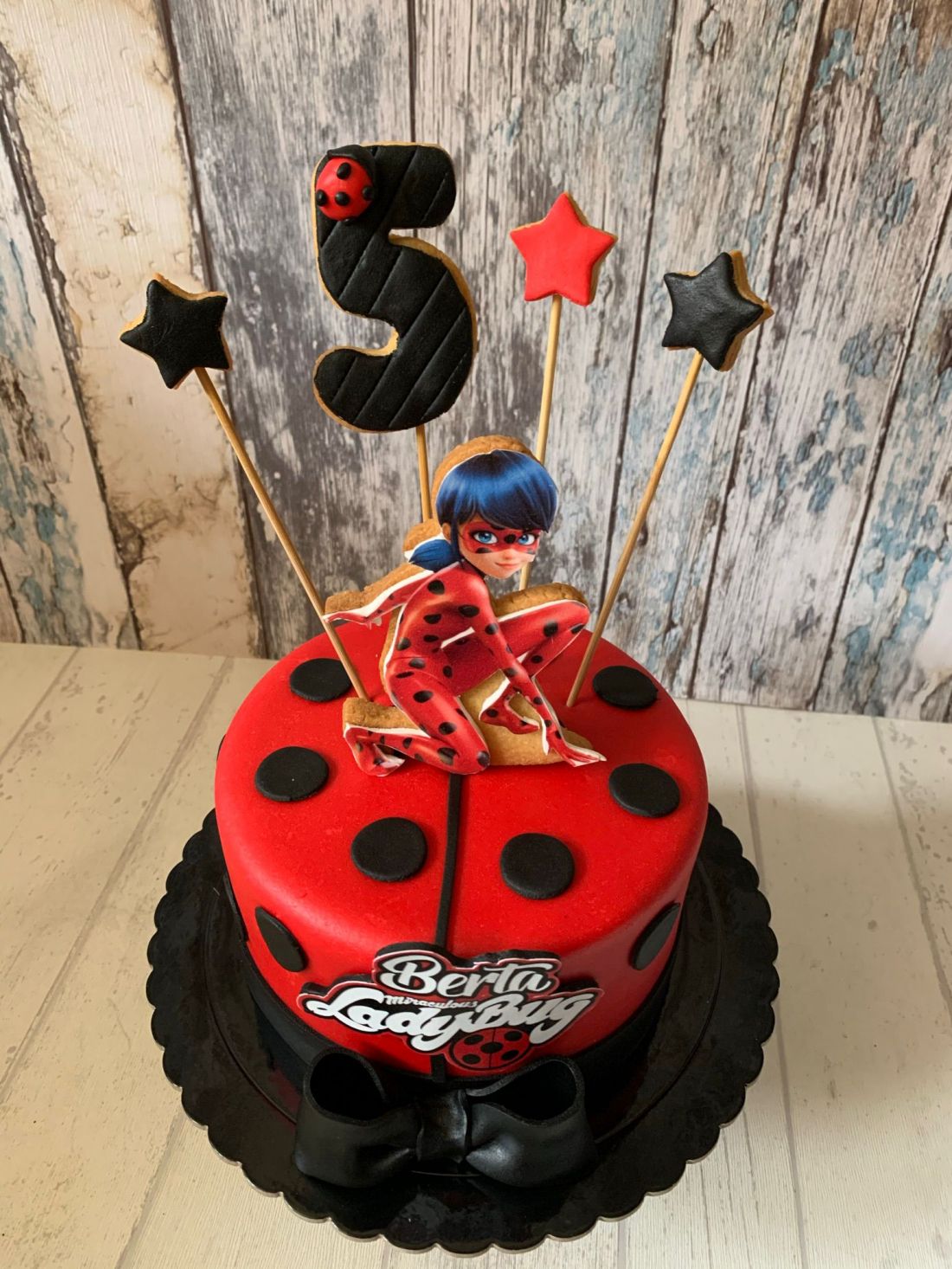 Tarta de cumpleaños Ladybug