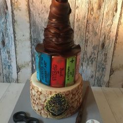 Tarta Harry Potter sombrero