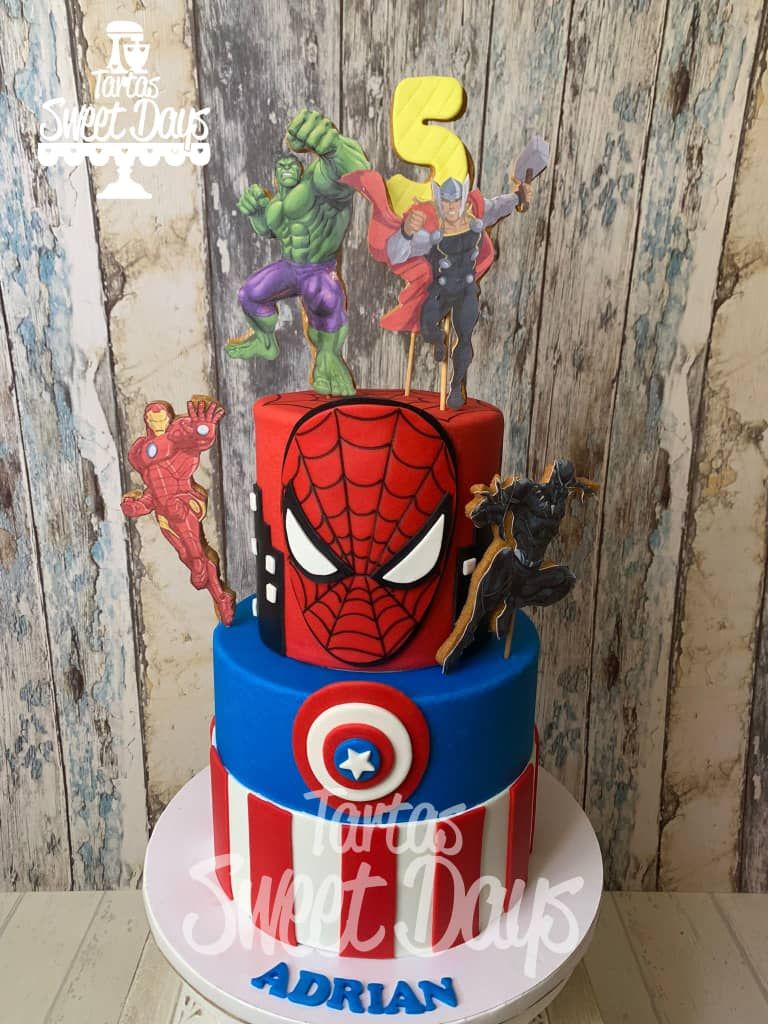 Tarta Spiderman