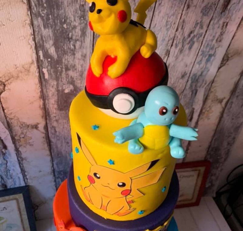 Tarta de Pokémon en Madrid