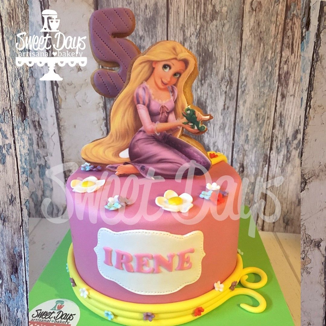 Tarta de Rapunzel inspirada en Enredados en Madrid