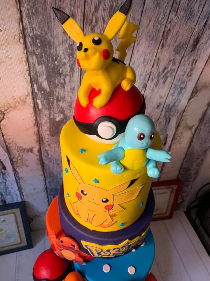 Tarta de Pokémon en Madrid