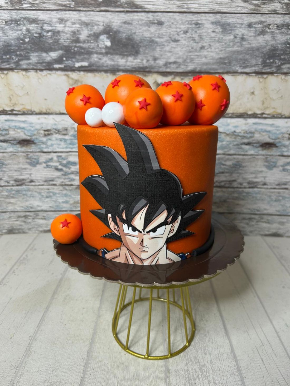 Tarta de Góku y Esferas del dragón