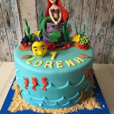 Tarta Sirenita Disney