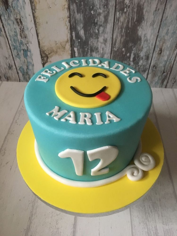 Tarta de emoticonos para cumpleaños