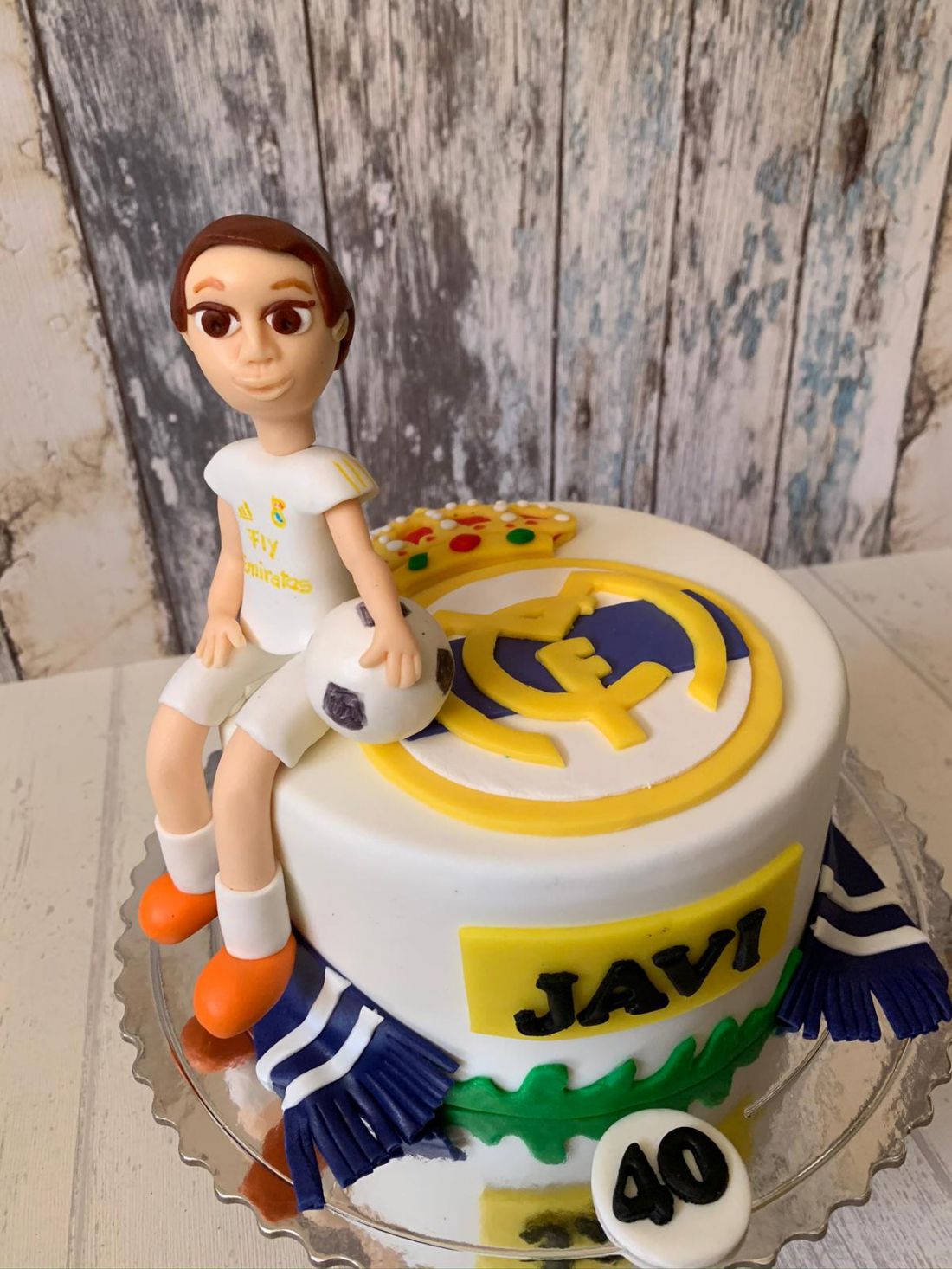 Tartas del Real Madrid pastelería fondant Madrid