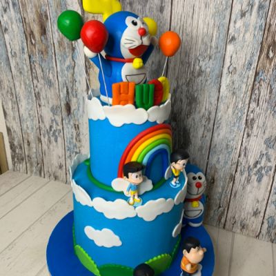 Tarta Doraemon izquierda