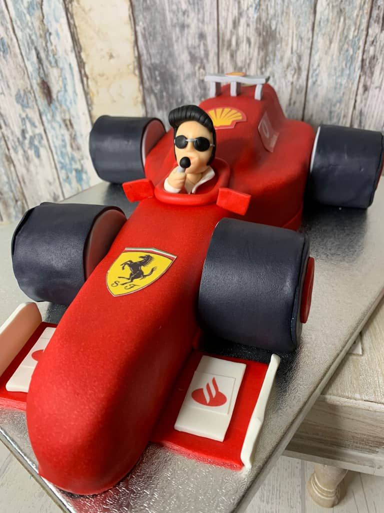 Tarta coche Ferrari