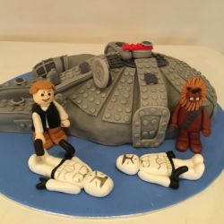 Tartas de Star Wars fondant