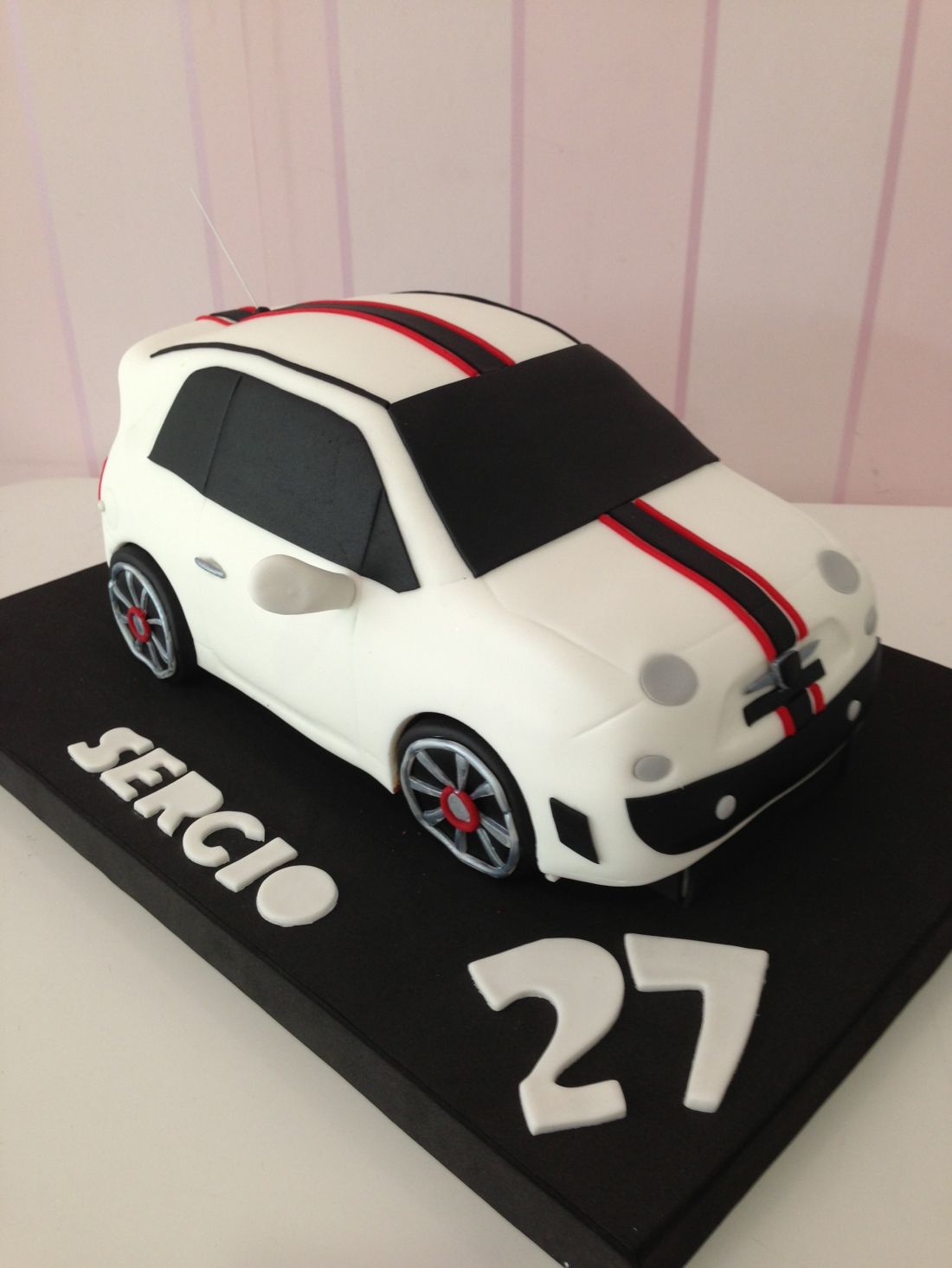 Tarta Coche Fiat