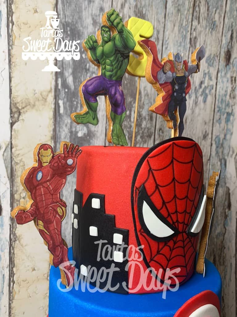 Tarta de Spiderman