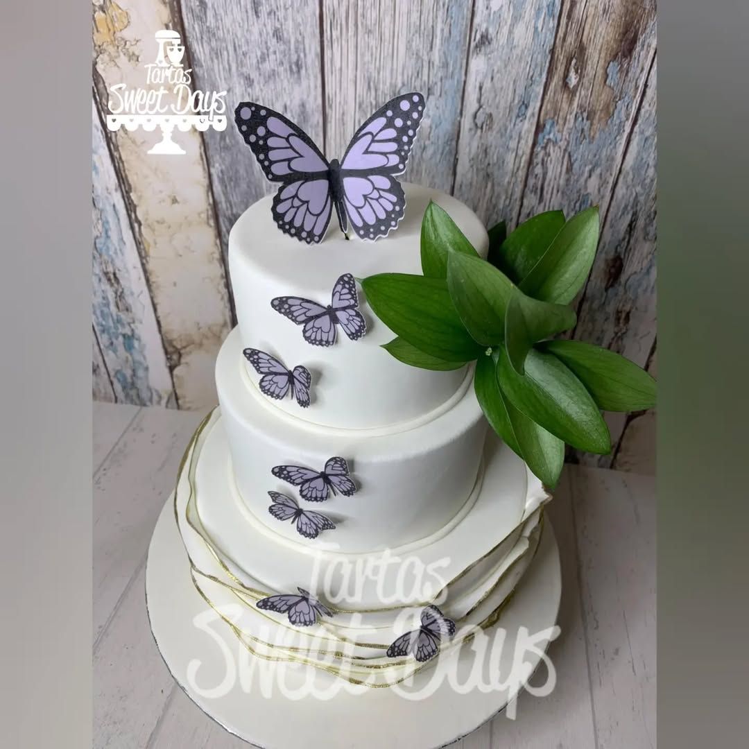 Tarta de mariposas en Madrid