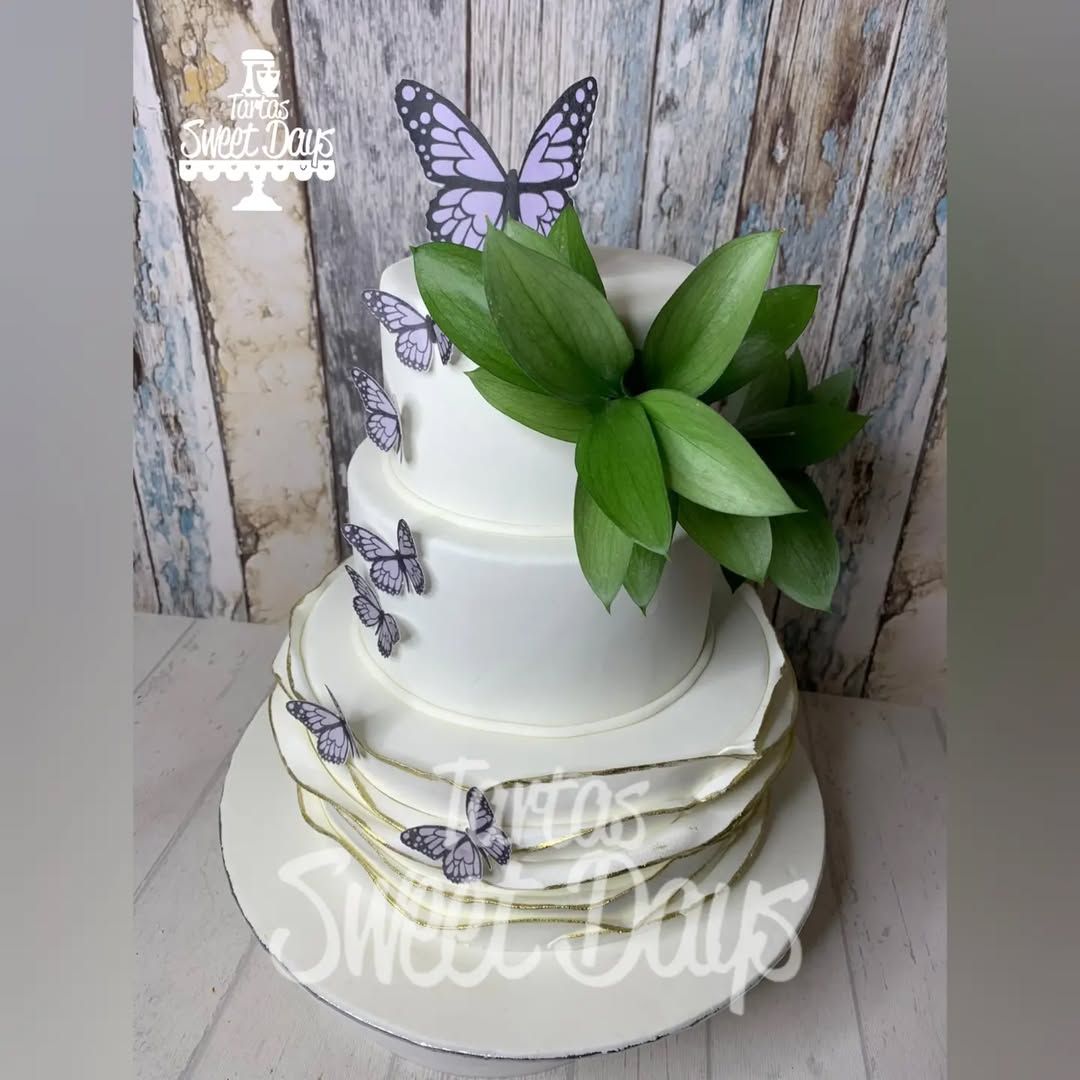 Tarta de mariposas en Madrid