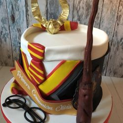 Tarta de Harry Potter para Primera Comunión