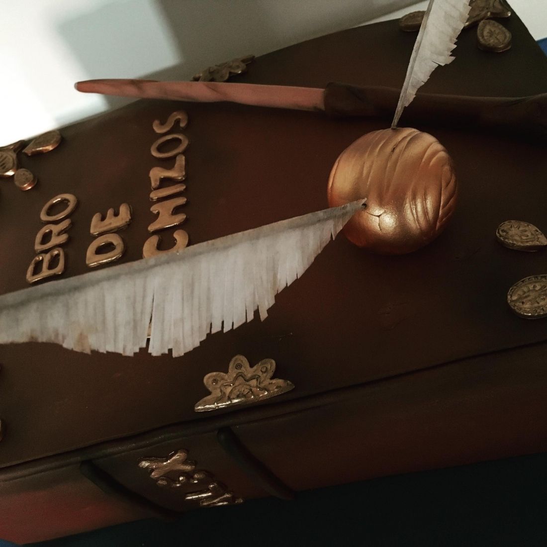 Tarta libro Harry Potter