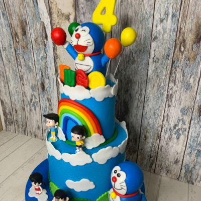 Tarta Doraemon derecha