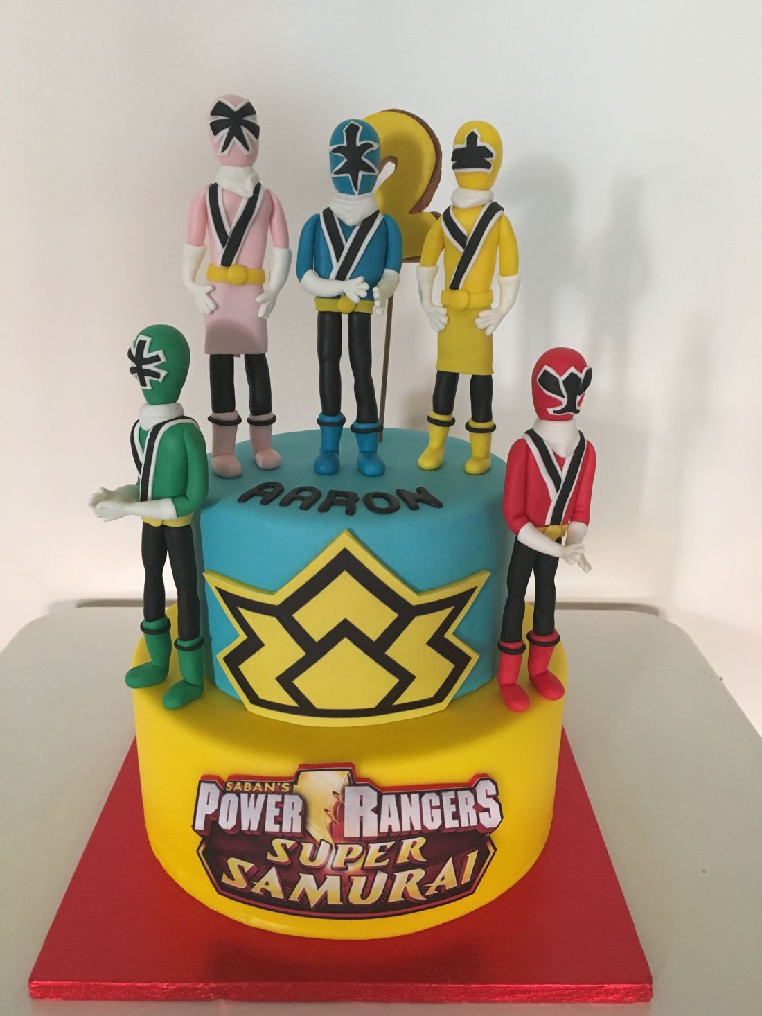 Tarta Power Rangers