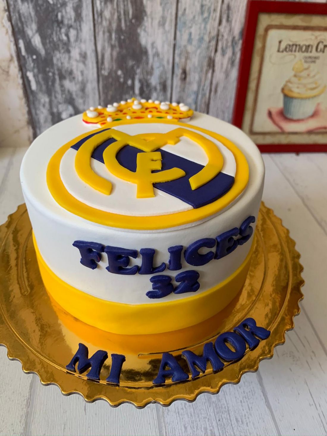 Tartas del Real Madrid diseño personalizado