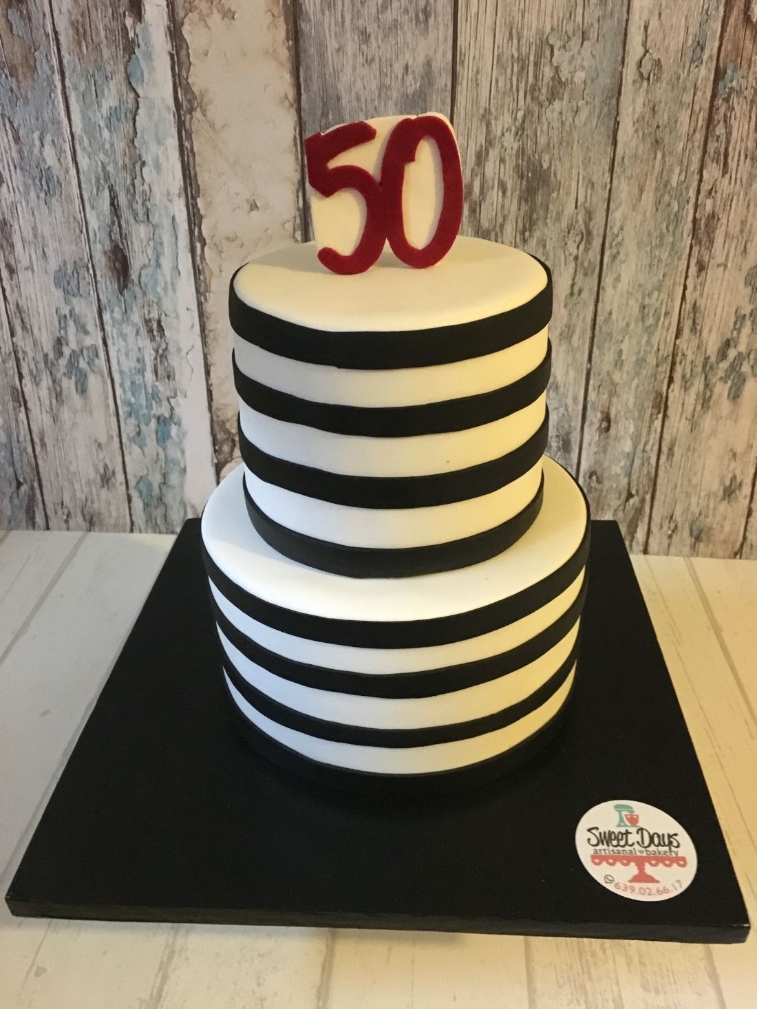 Tarta 50 aniversario en Madrid